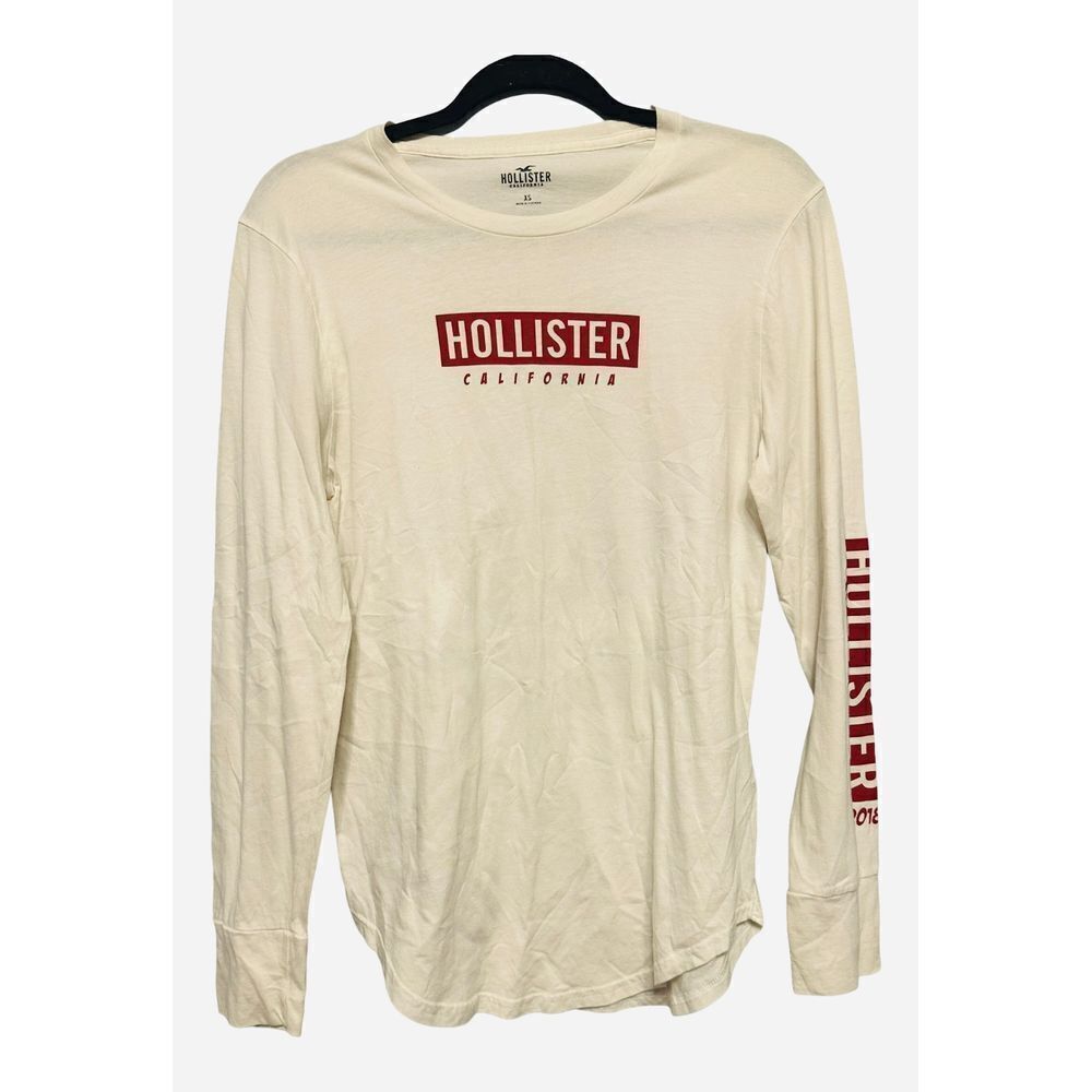 Hollister Black Friday 2018 Dinosaur Long Sleeve White Limited Shirt Size XS